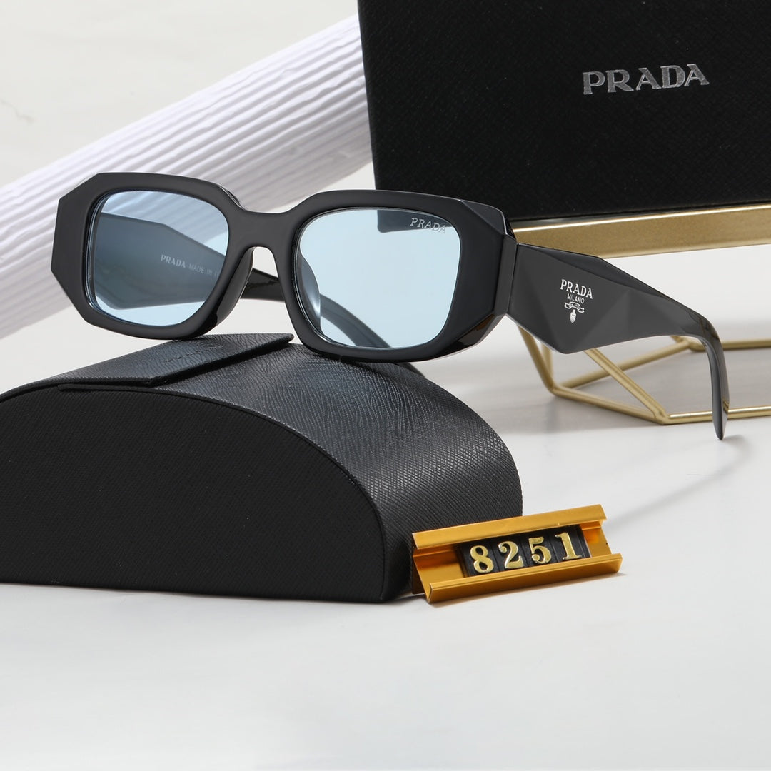 Polygonal Retro Unisex Sunglasses 8251 mysite
