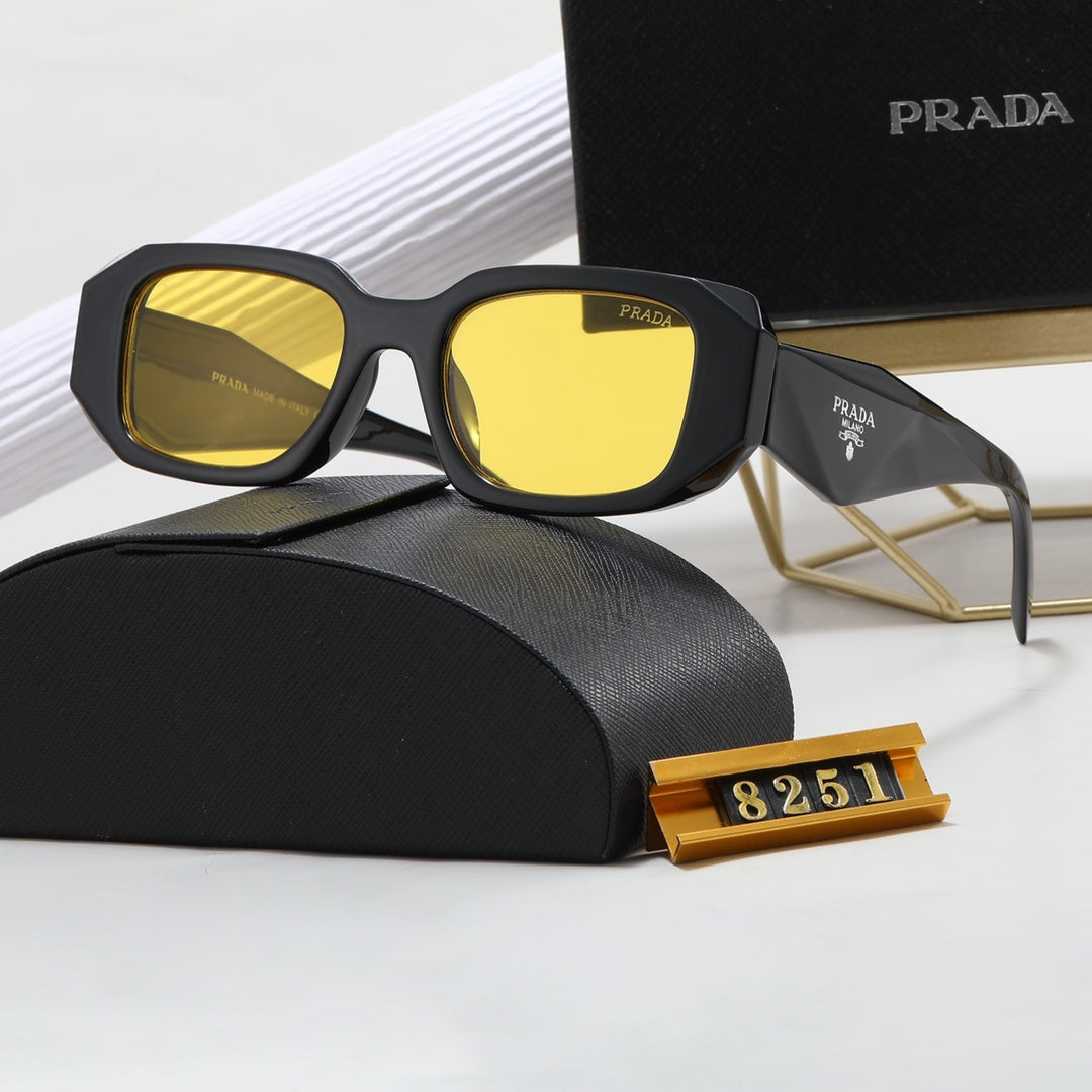 Polygonal Retro Unisex Sunglasses 8251 mysite