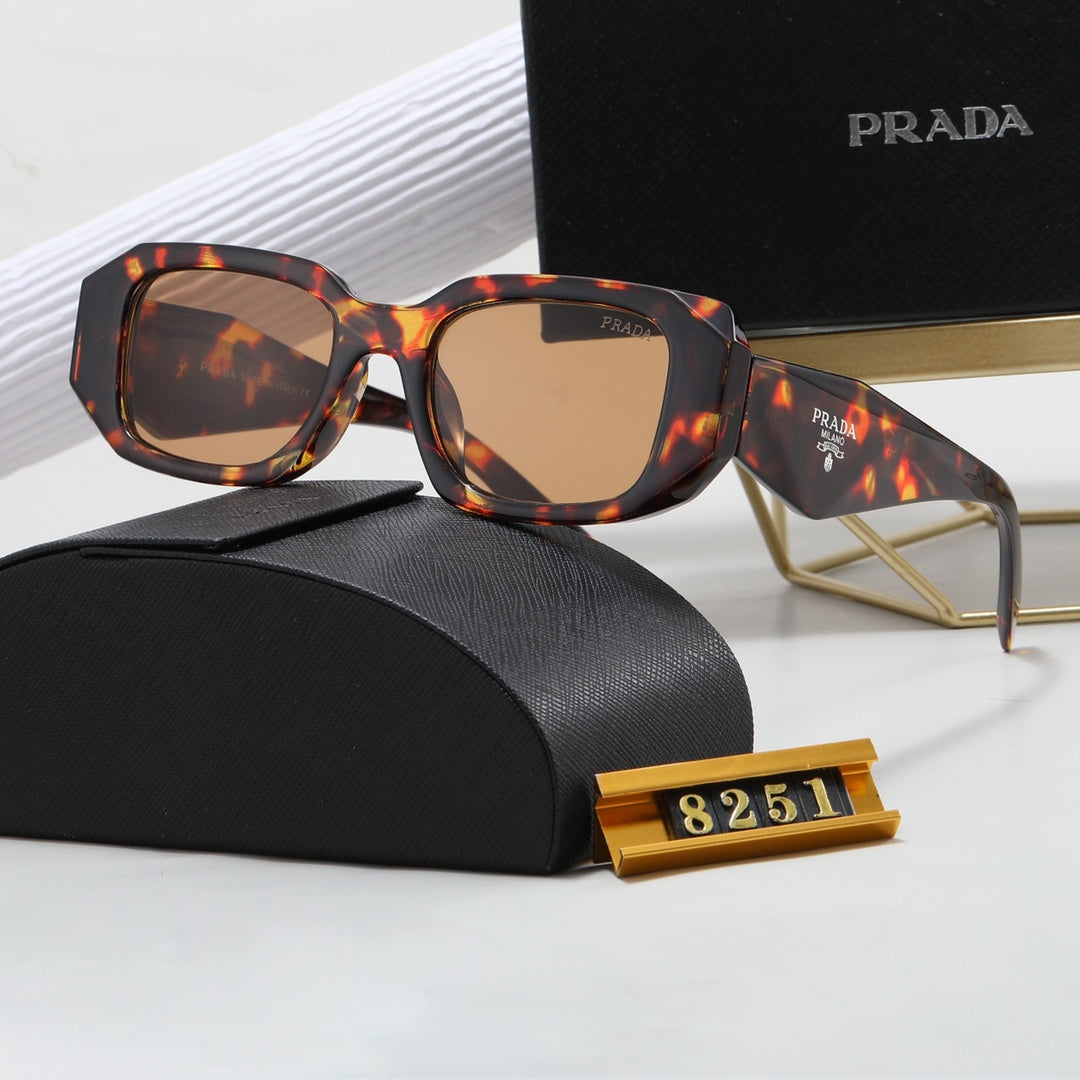 Polygonal Retro Unisex Sunglasses 8251 mysite