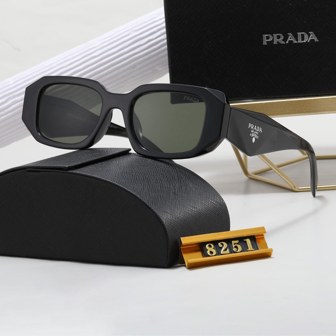 Polygonal Retro Unisex Sunglasses 8251 mysite