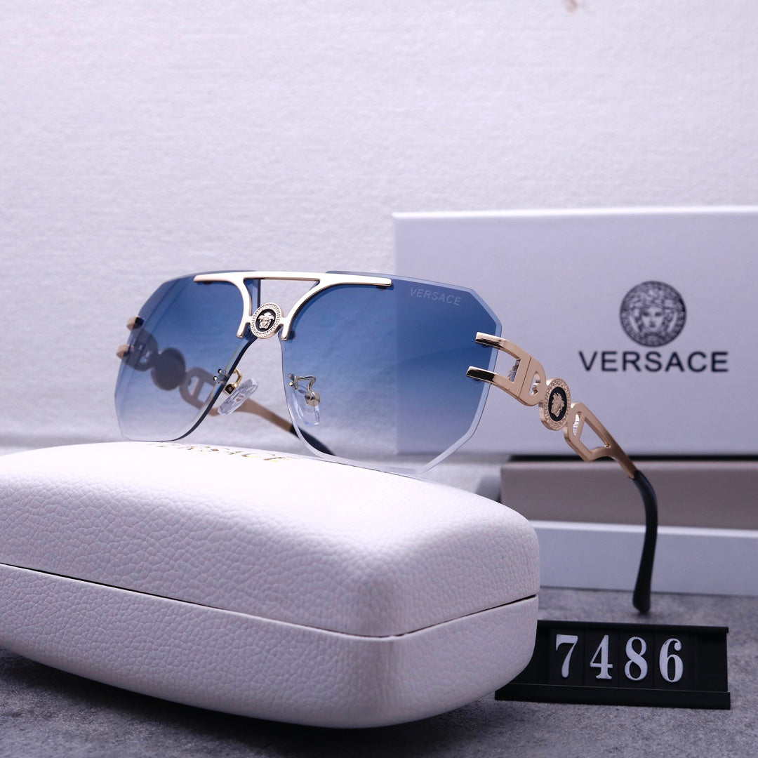 Stylish Medusa Rimless Sunglasses 7486 mysite