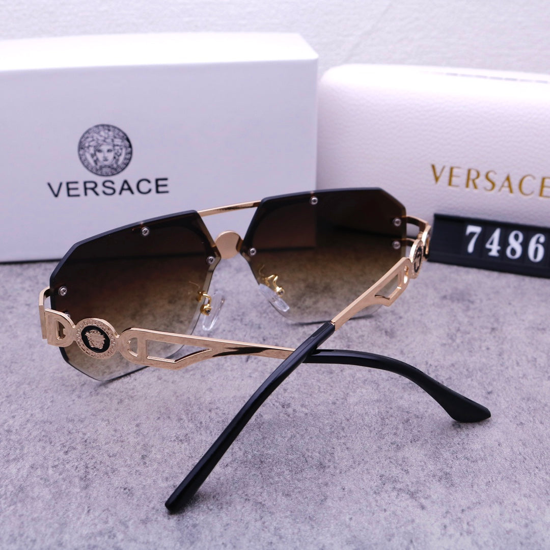 Stylish Medusa Rimless Sunglasses 7486 mysite
