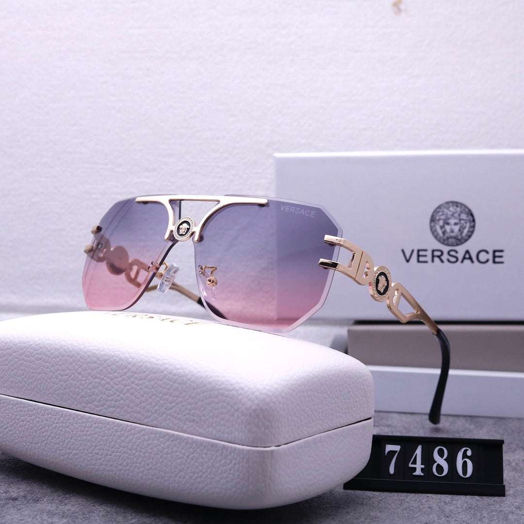 Stylish Medusa Rimless Sunglasses 7486 mysite