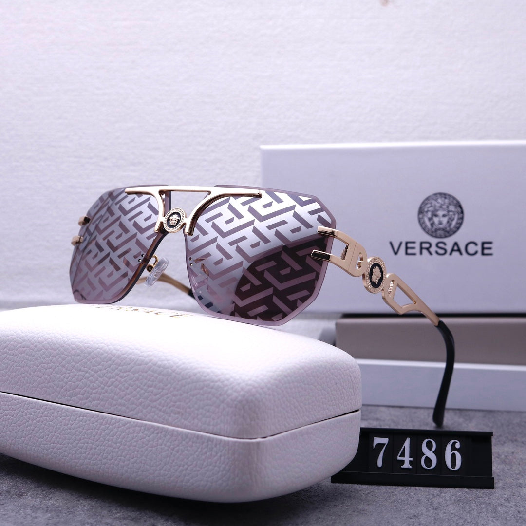 Stylish Medusa Rimless Sunglasses 7486 mysite