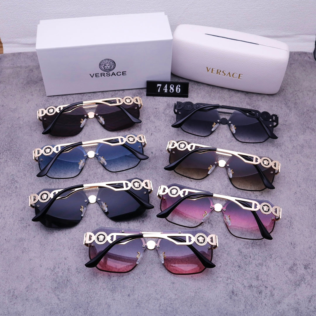 Stylish Medusa Rimless Sunglasses 7486 mysite