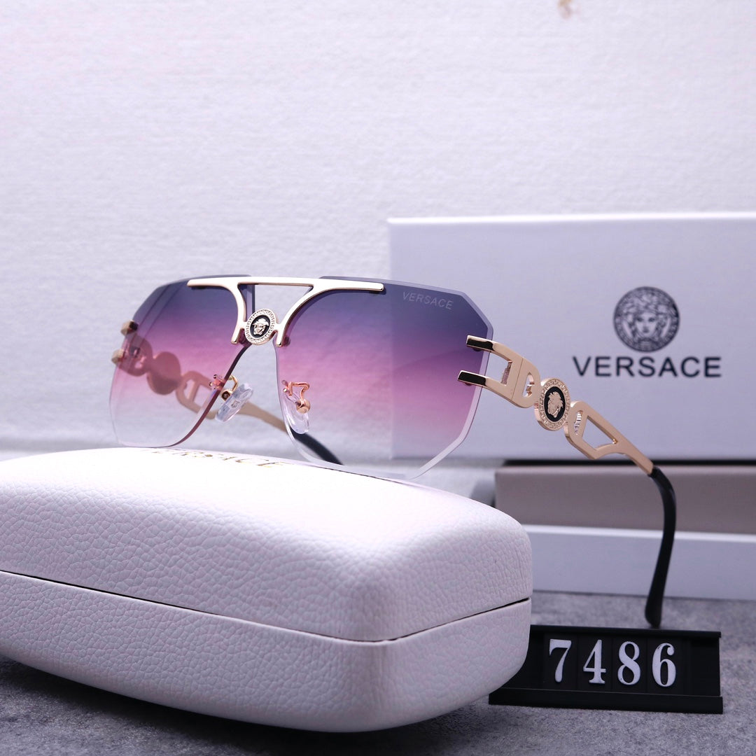 Stylish Medusa Rimless Sunglasses 7486 mysite