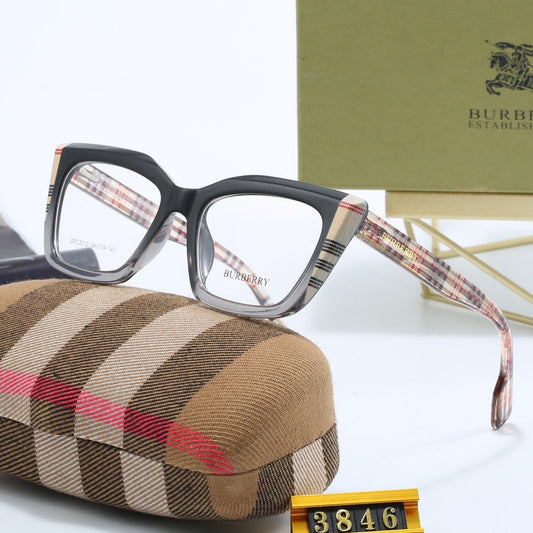 Fashionable Cat Eye Check Glasses mysite
