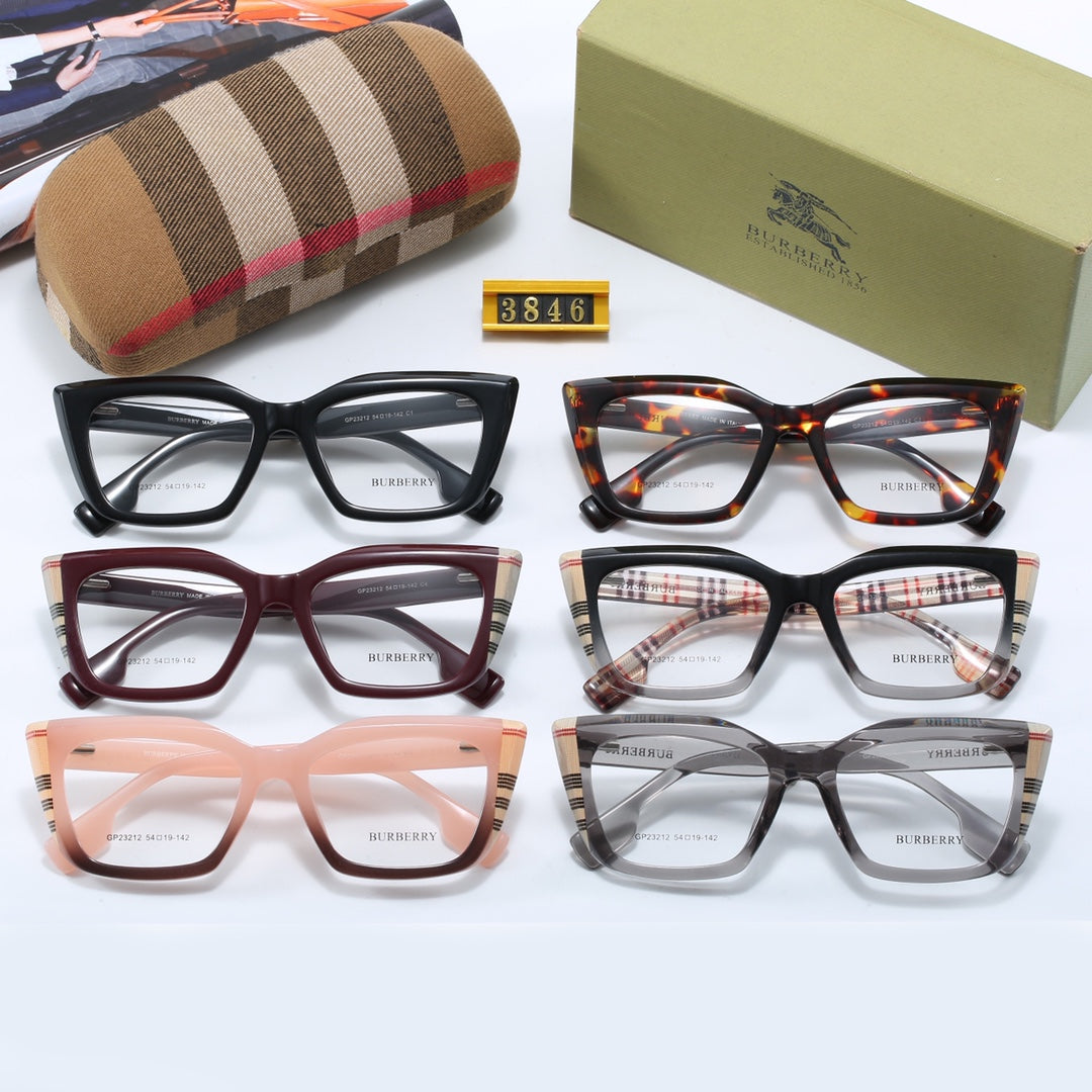 Fashionable Cat Eye Check Glasses mysite