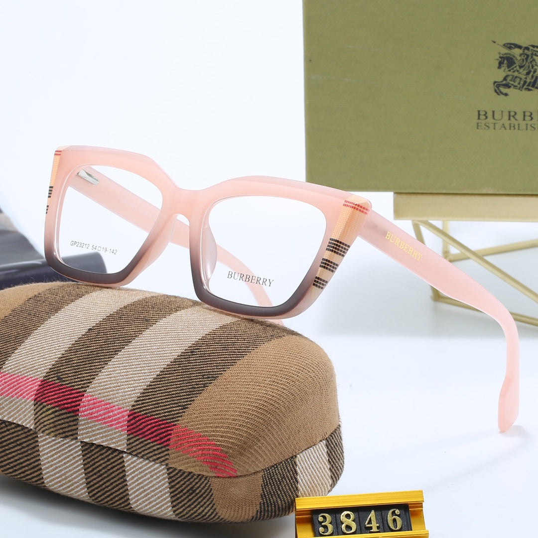 Fashionable Cat Eye Check Glasses mysite