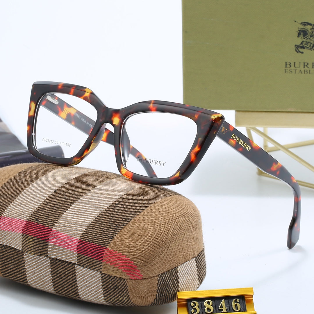 Fashionable Cat Eye Check Glasses mysite
