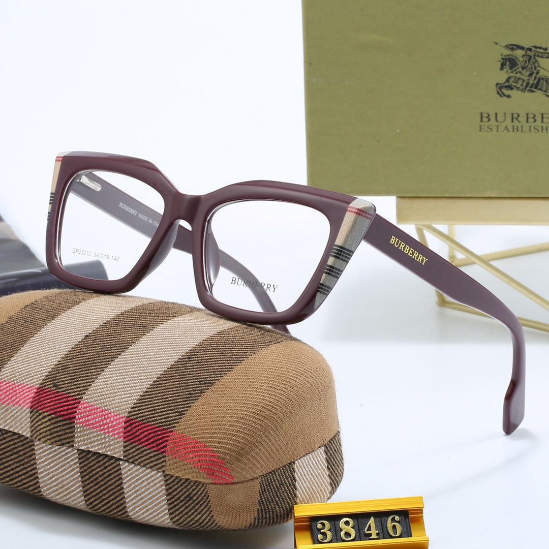 Fashionable Cat Eye Check Glasses mysite