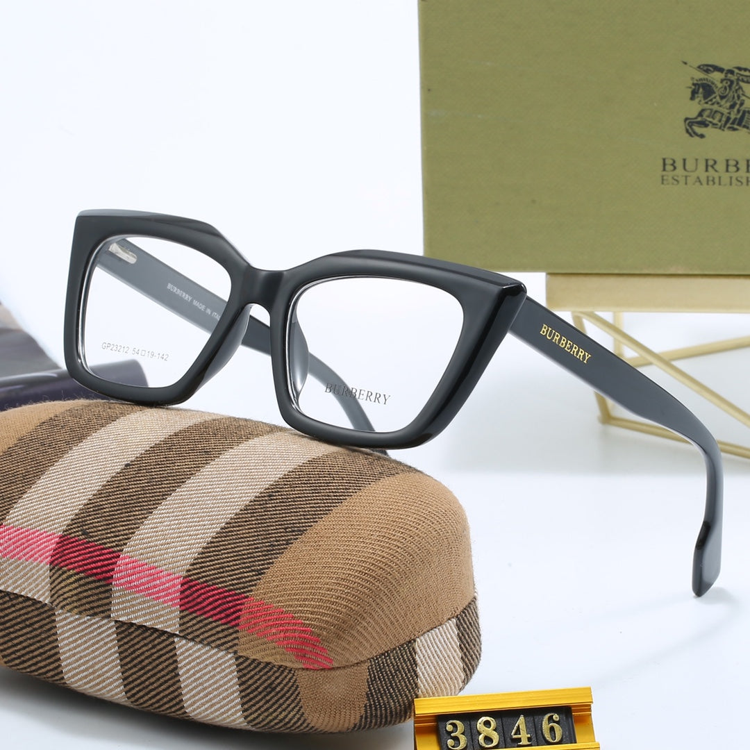 Fashionable Cat Eye Check Glasses mysite