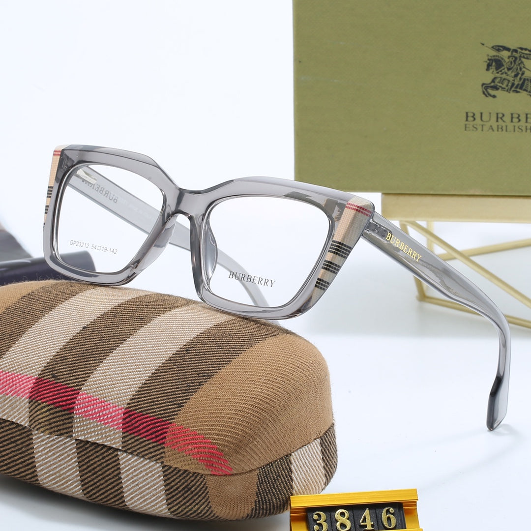 Fashionable Cat Eye Check Glasses mysite