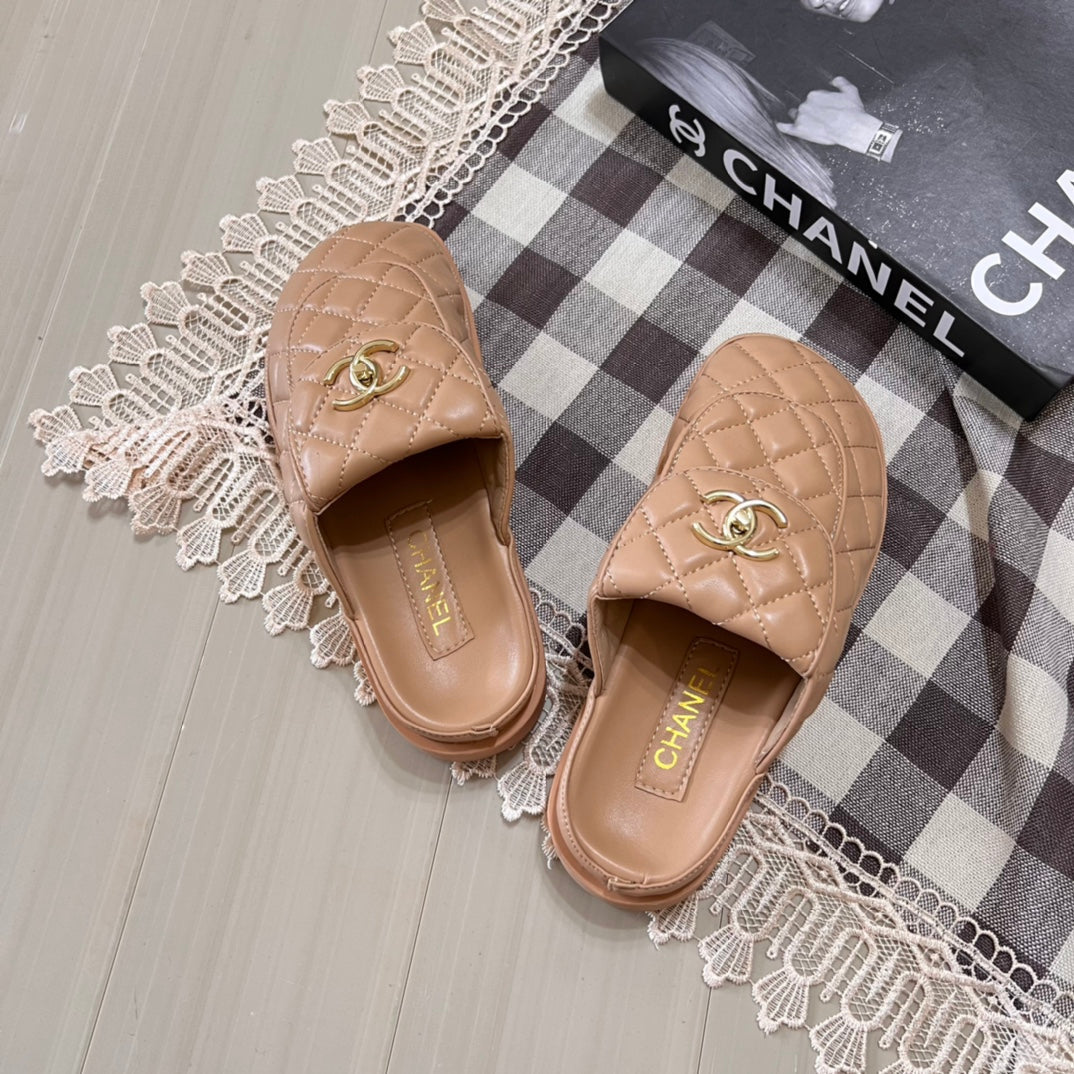 Buckle Thick Sole Half Slipper mysite