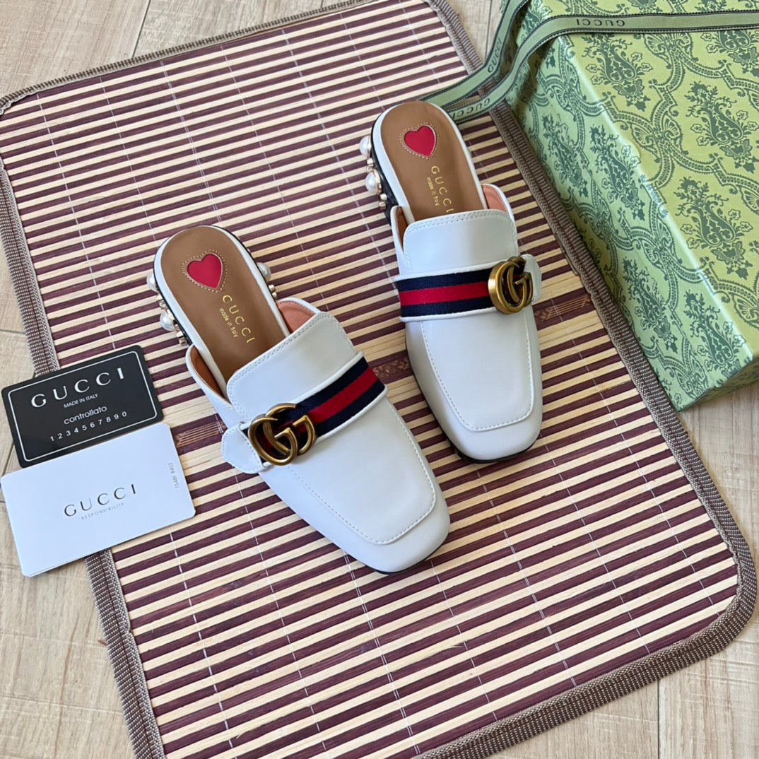 Retro Leather Half-Covered Loafers mysite
