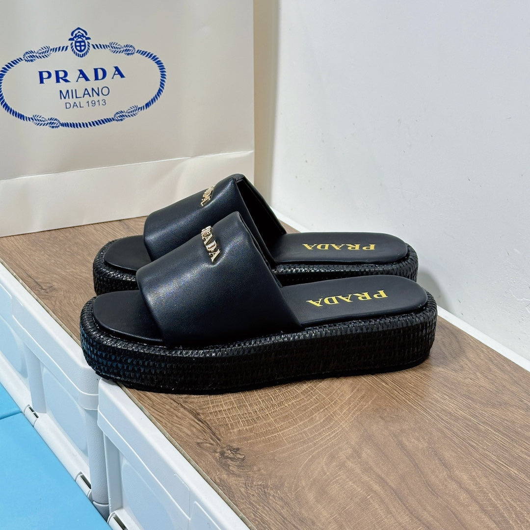 Woven Bottom Platform Sandals mysite