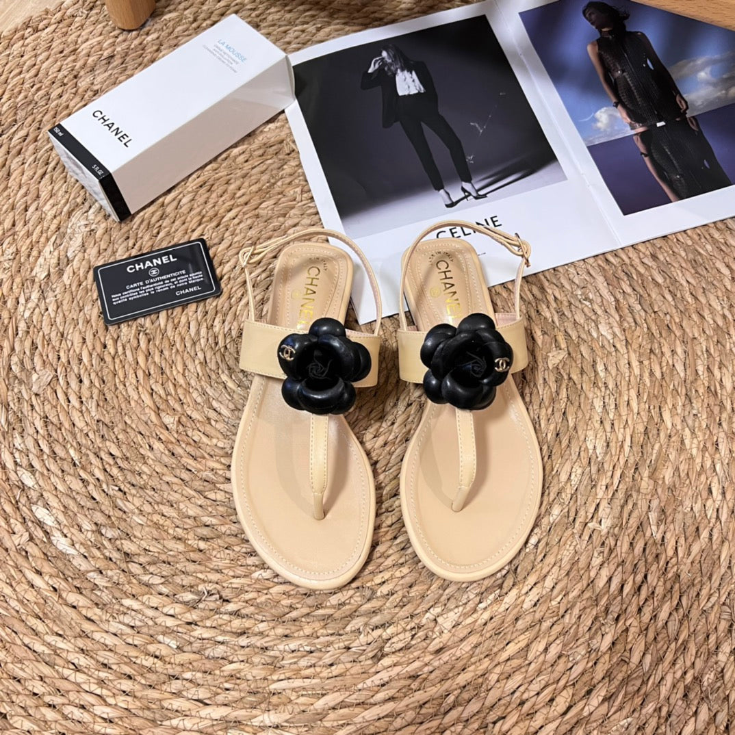 Vintage Flower Flip Flop Sandals mysite