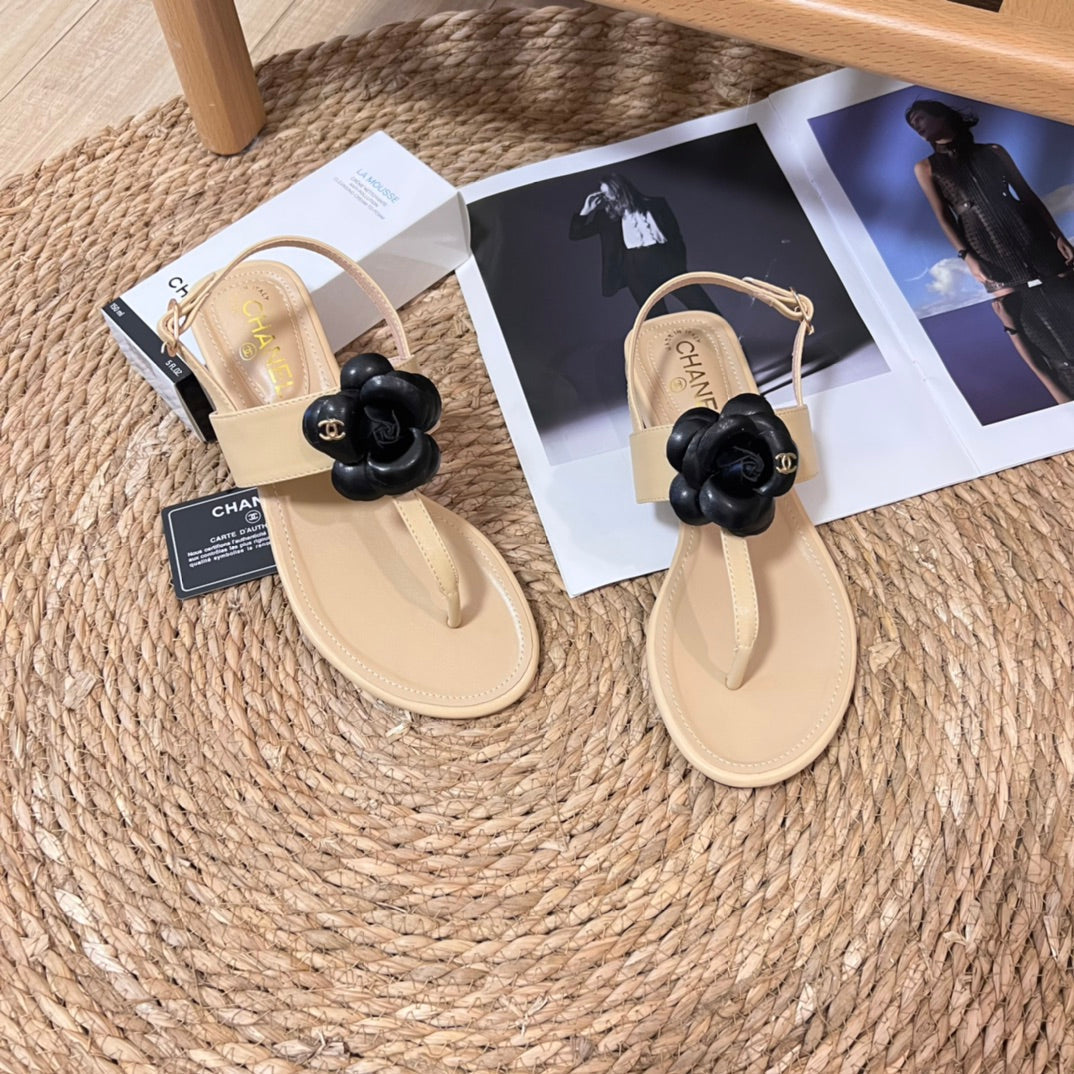 Vintage Flower Flip Flop Sandals mysite