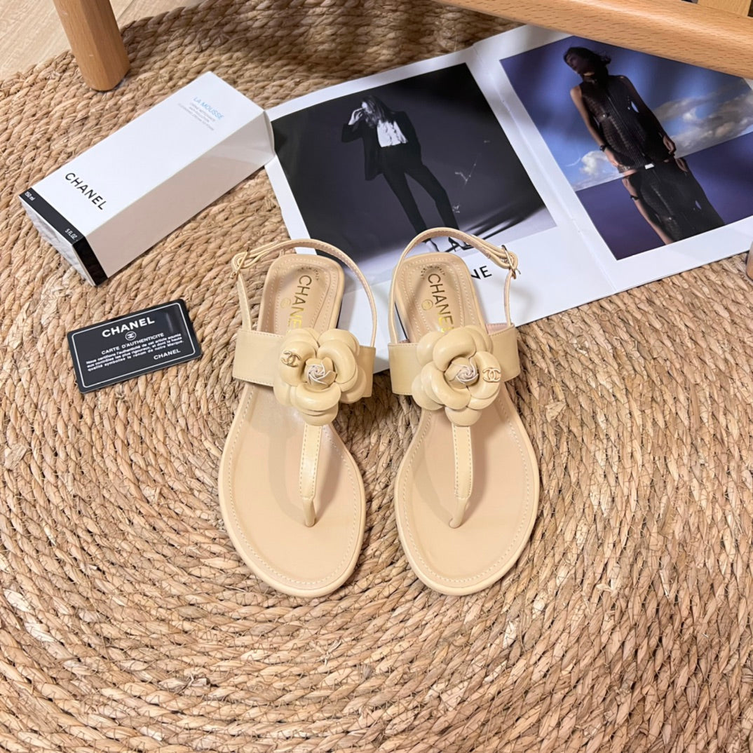 Vintage Flower Flip Flop Sandals mysite