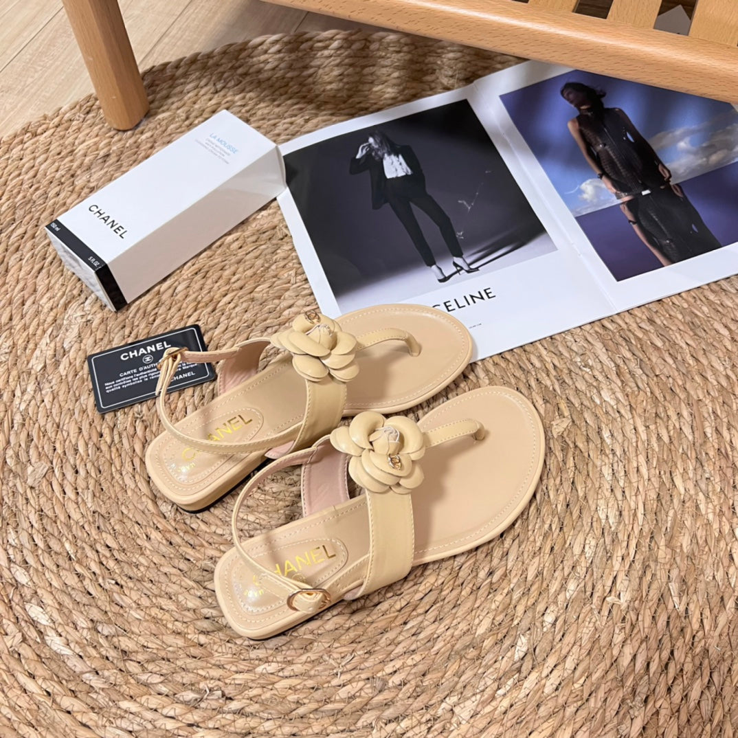 Vintage Flower Flip Flop Sandals mysite