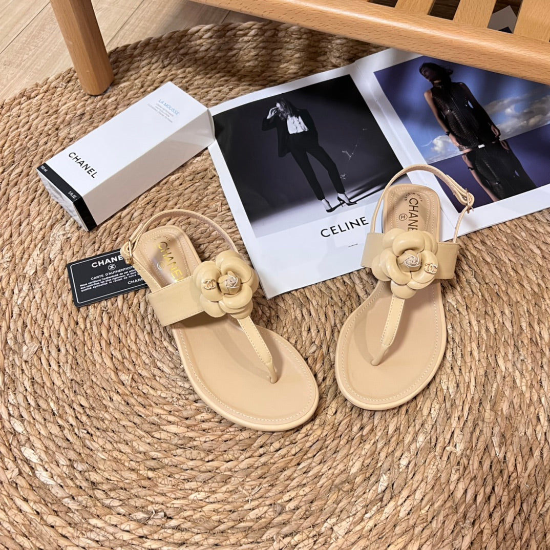 Vintage Flower Flip Flop Sandals mysite