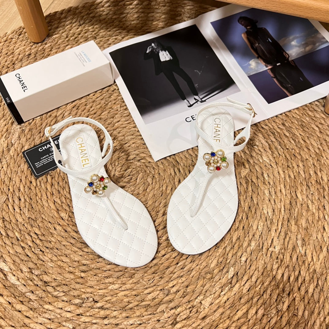 Clover Pearl Flip Flops Sandals mysite