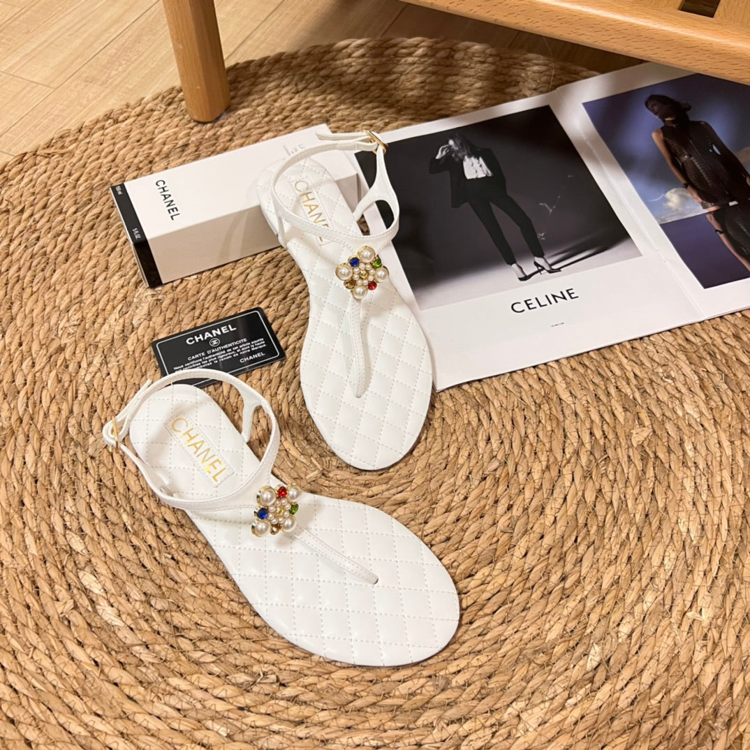 Clover Pearl Flip Flops Sandals mysite