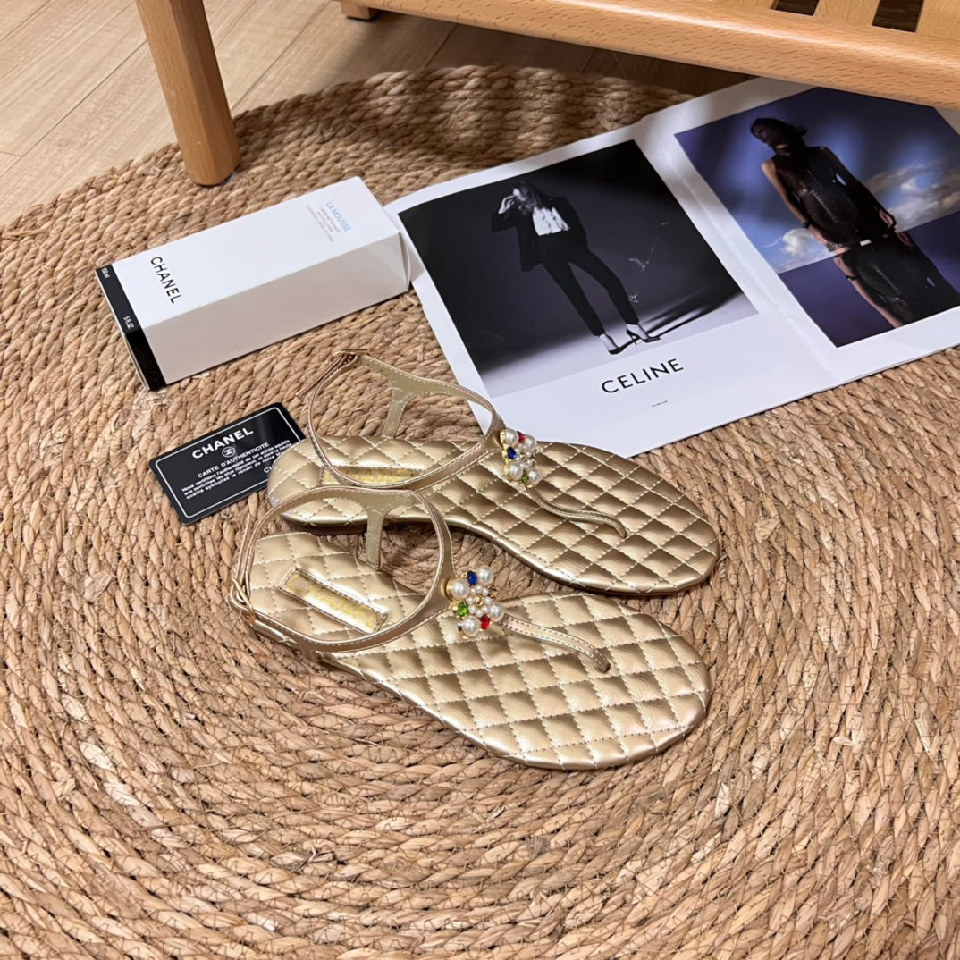 Clover Pearl Flip Flops Sandals mysite
