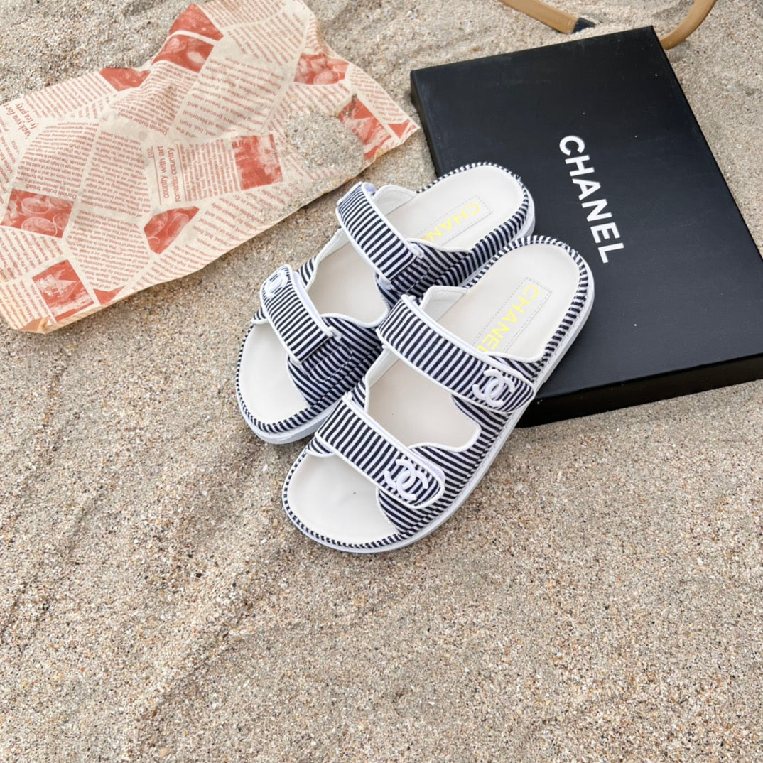 6 Colors Velcro Flat Sandals mysite