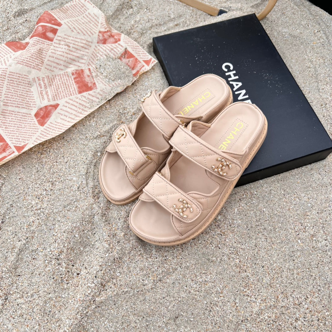 6 Colors Velcro Flat Sandals mysite