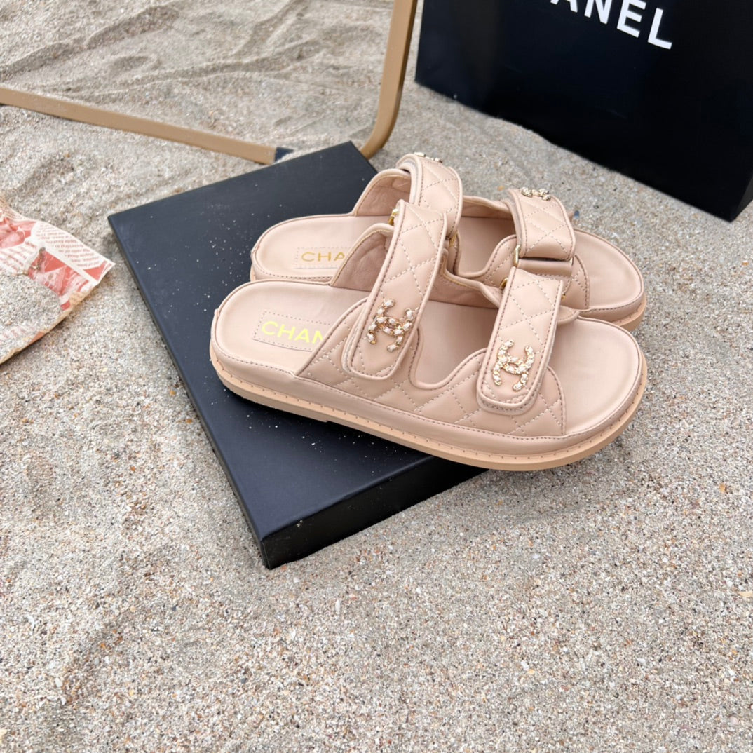 6 Colors Velcro Flat Sandals mysite