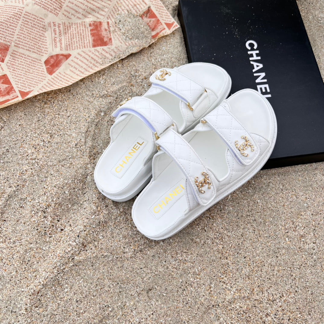 6 Colors Velcro Flat Sandals mysite