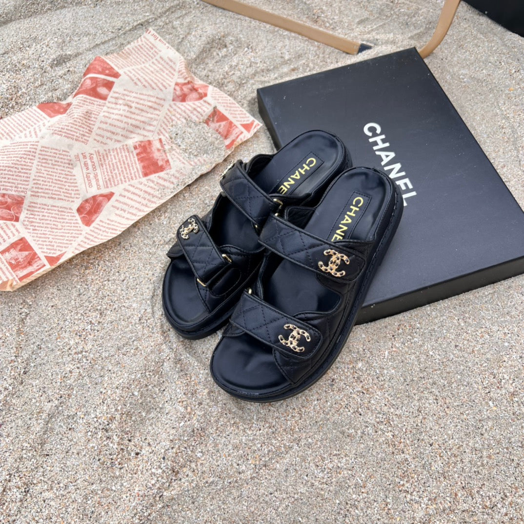 6 Colors Velcro Flat Sandals mysite