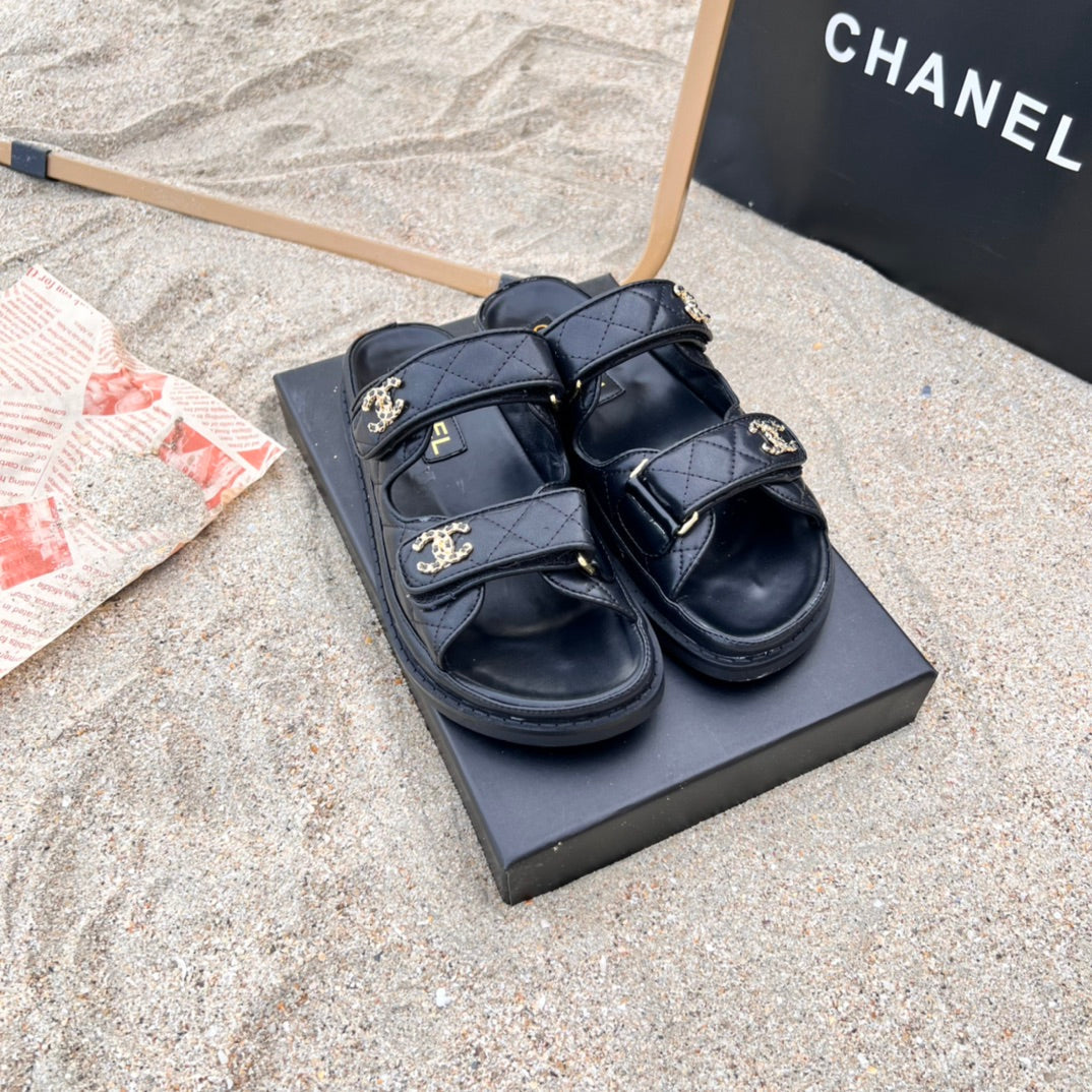 6 Colors Velcro Flat Sandals mysite