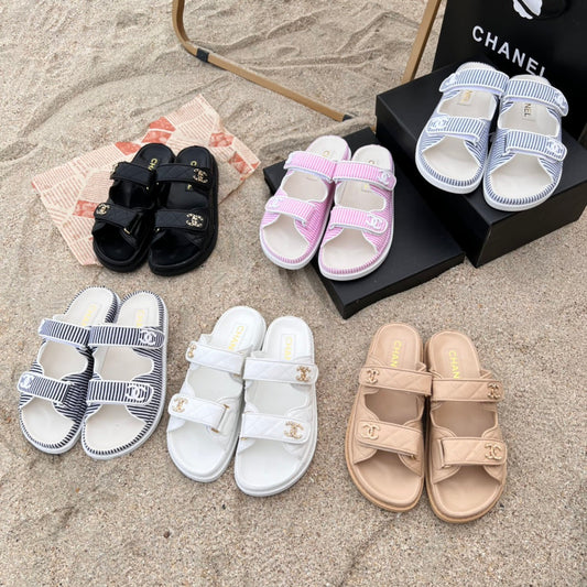 6 Colors Velcro Flat Sandals mysite
