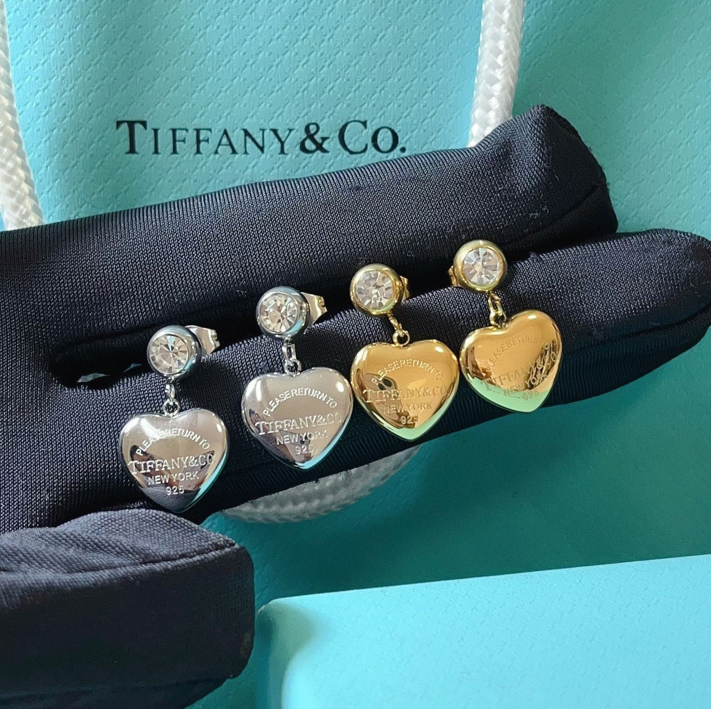 Heart pendant earrings mysite