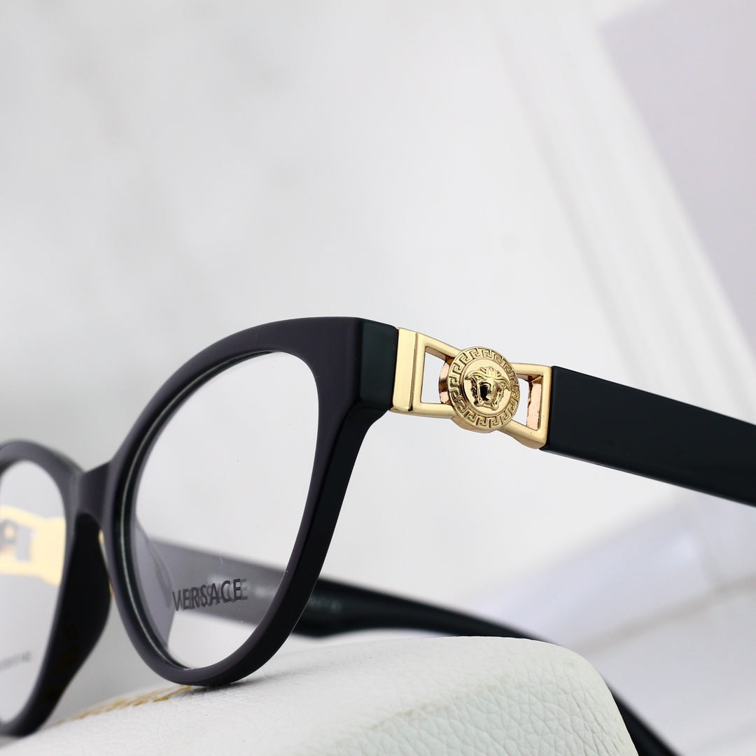 Retro Cat-Eye Metal Frame Glasses mysite
