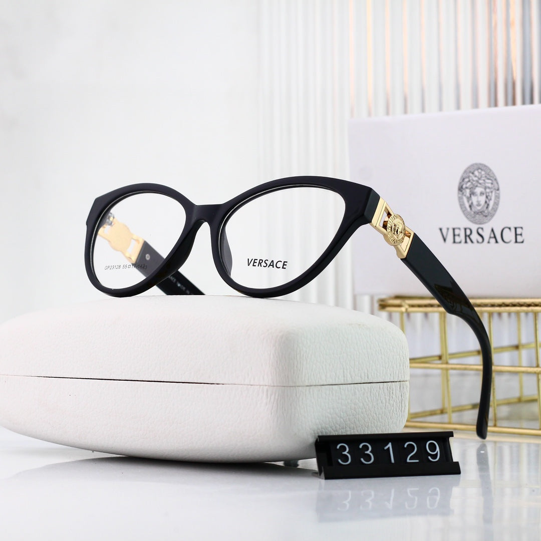 Retro Cat-Eye Metal Frame Glasses mysite