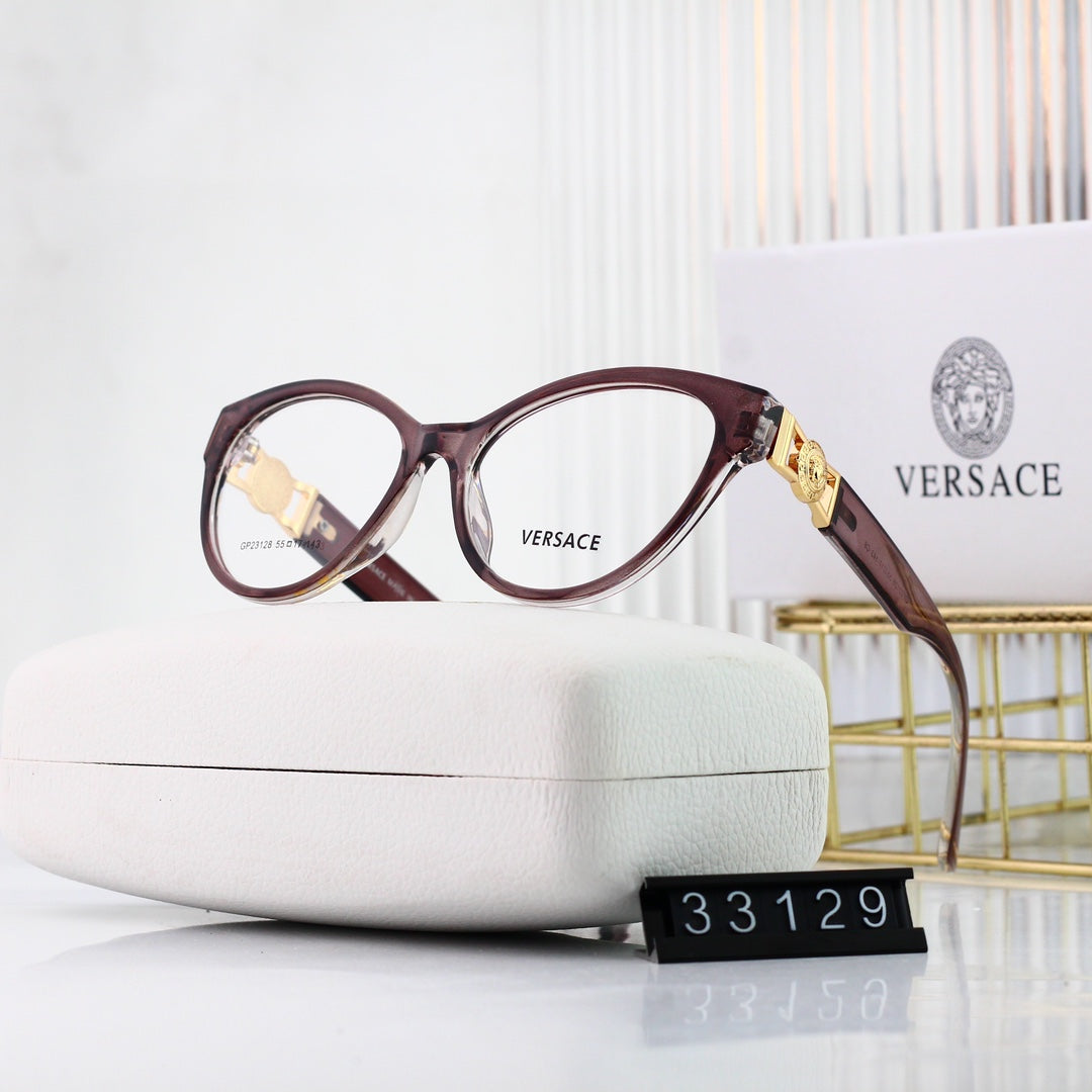 Retro Cat-Eye Metal Frame Glasses mysite