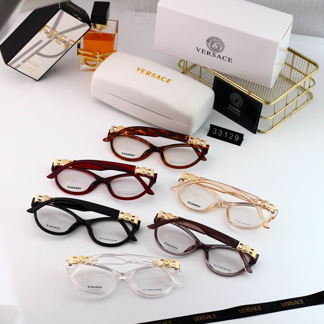 Retro Cat-Eye Metal Frame Glasses mysite