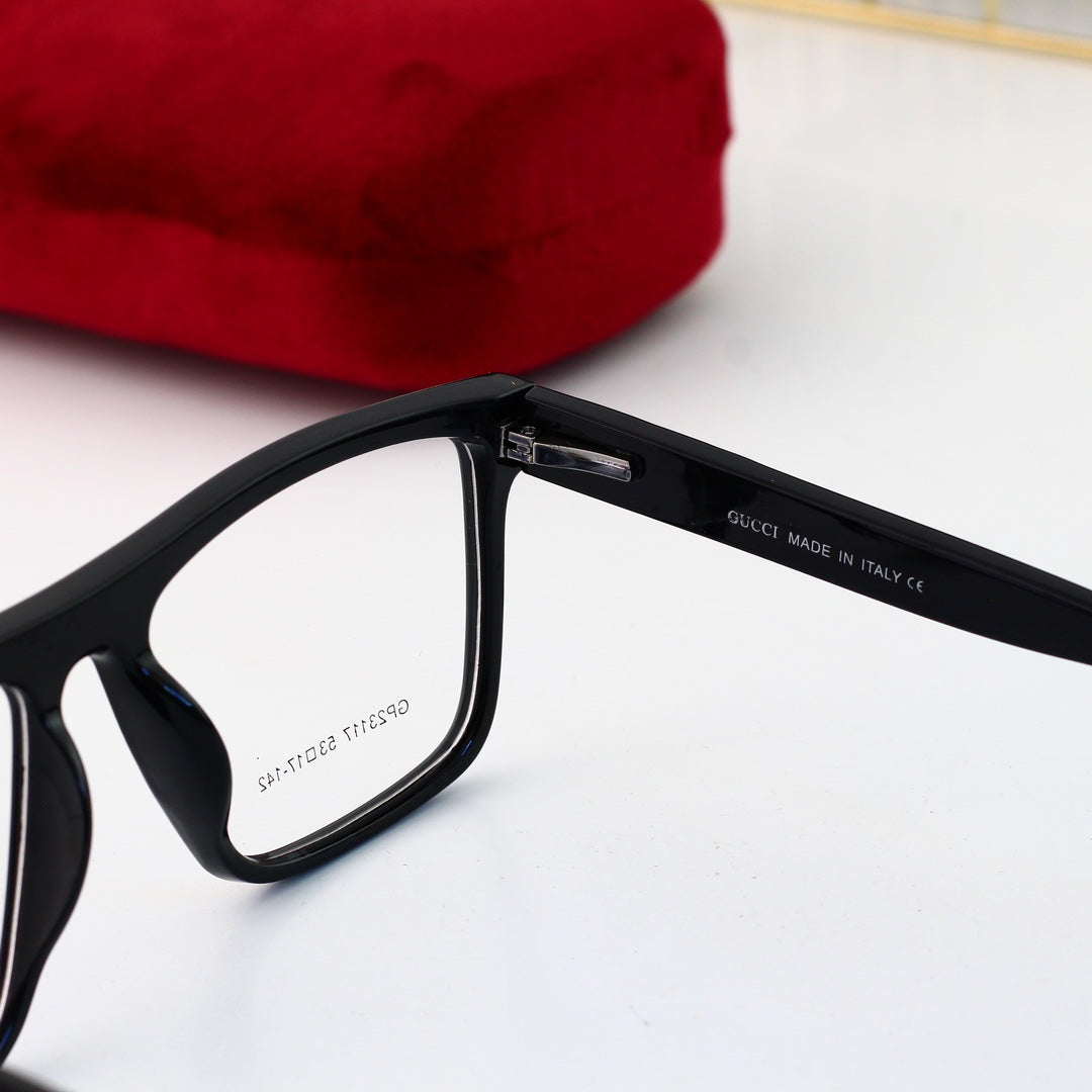 Unisex Fashionable Striped Rim Glasses mysite