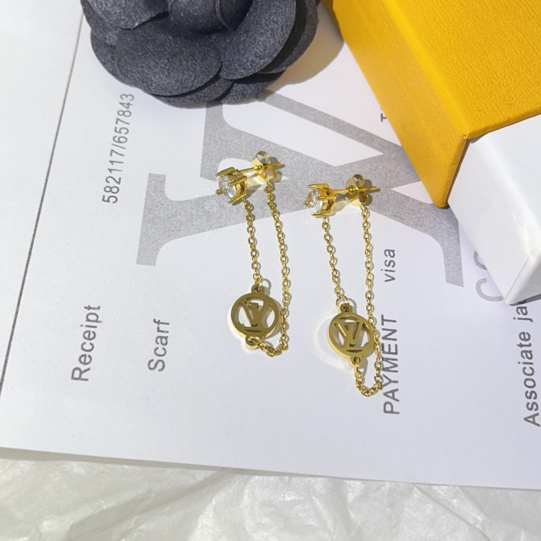 Crystal pendant earrings mysite