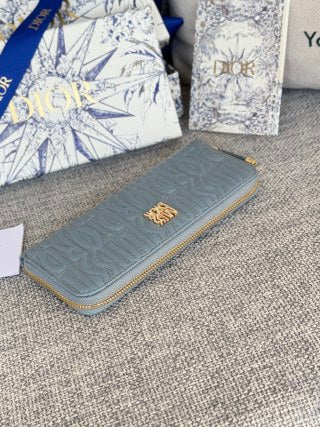 CD Miss Dior Freesia Zipper Wallet Lambskin GHW mysite