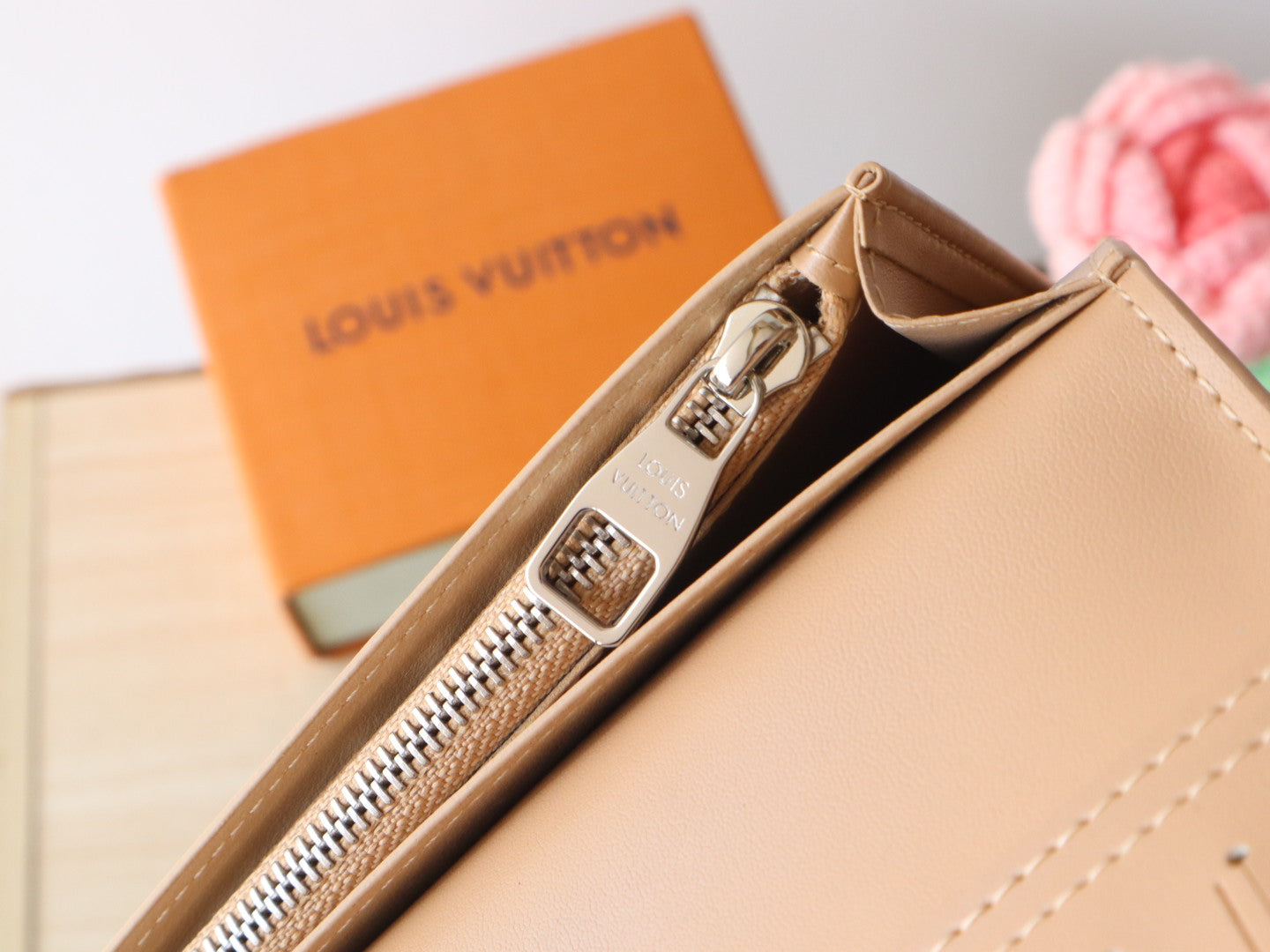 LV Brazza Wallet Monogram Grained Taurillon Cowhide mysite