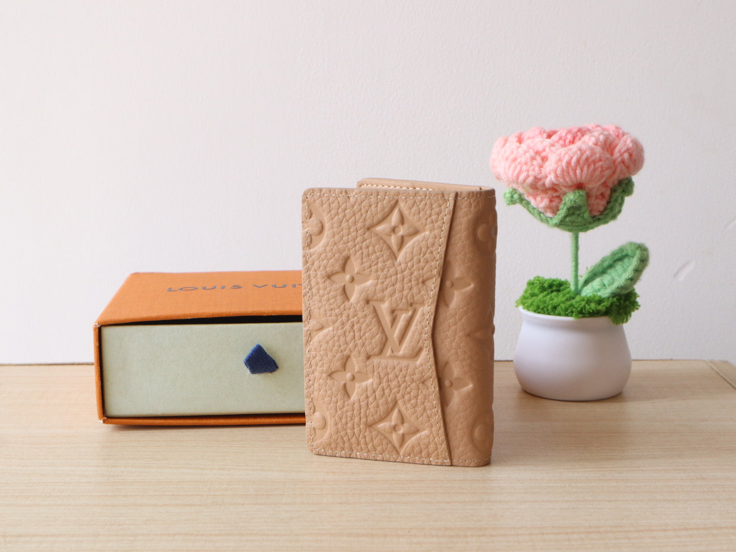 LV Pocket Organizer Monogram Grained Taurillon Cowhide mysite