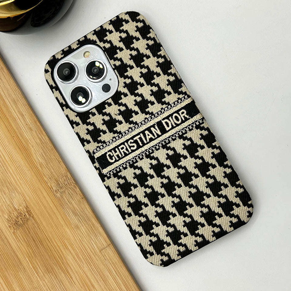 Luxury Brand Vertical Belt Stitched Case Cover For iPhones mysite
