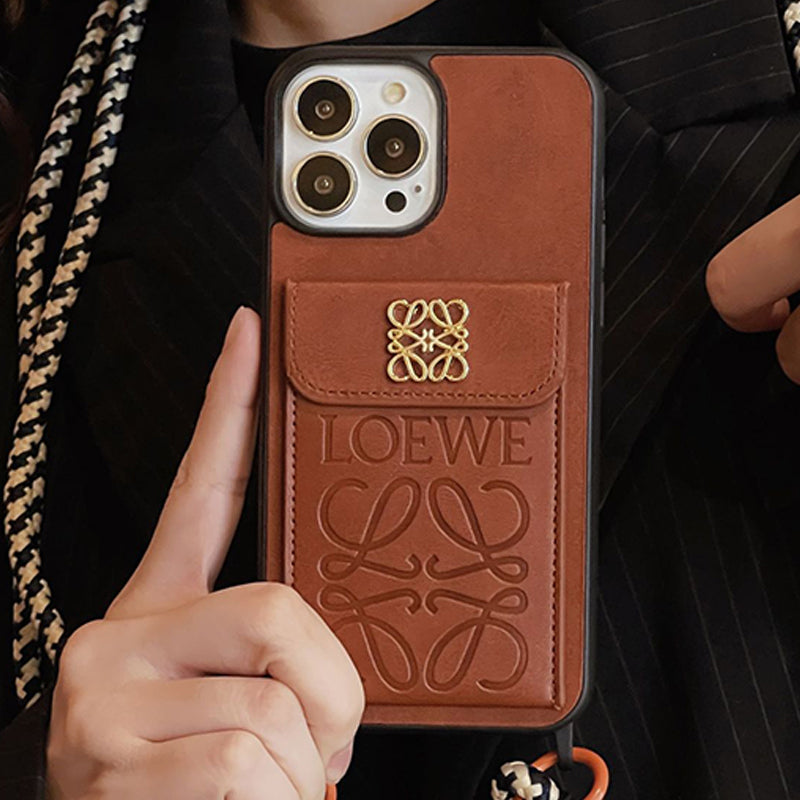 Loe Card Holder Leather iPhone Case mysite