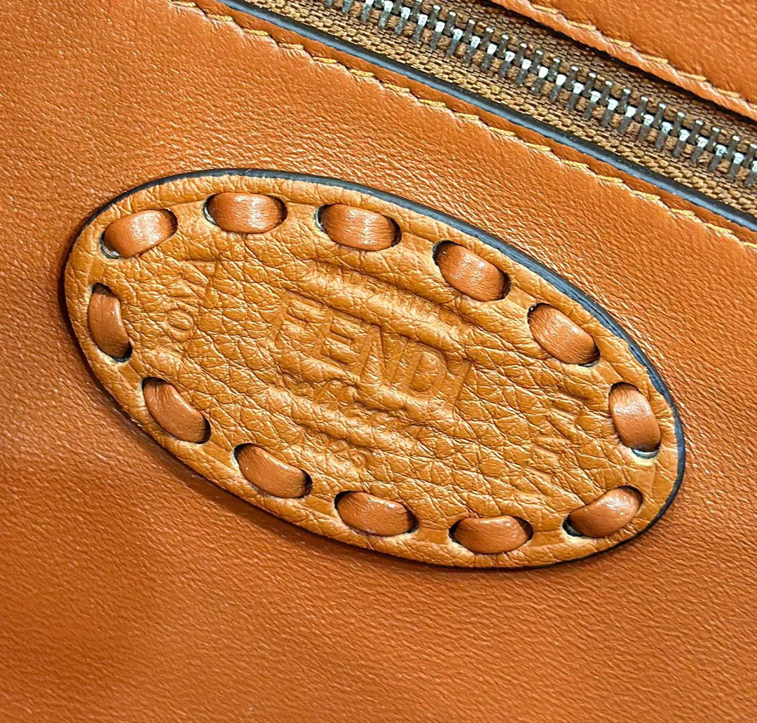 BAGUETTE 27CM BROWN CALFSKIN SILVER HARDWARE mysite