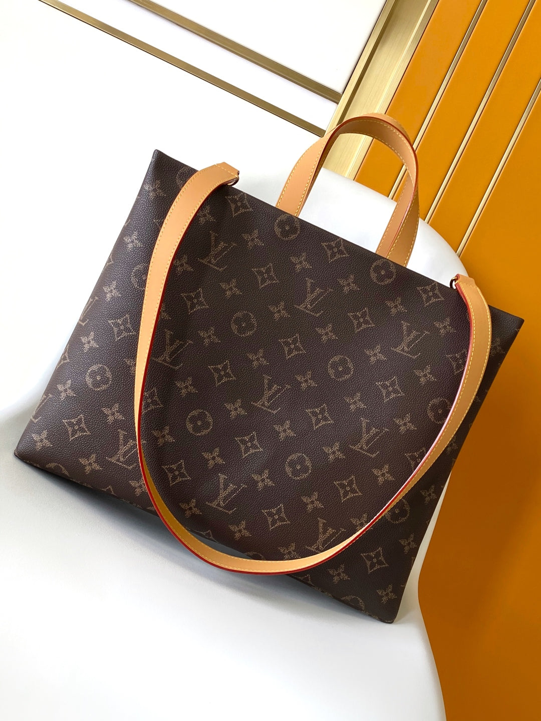 LV Shopper Tote MM 40cm Brown Monogram Canvas GHW mysite