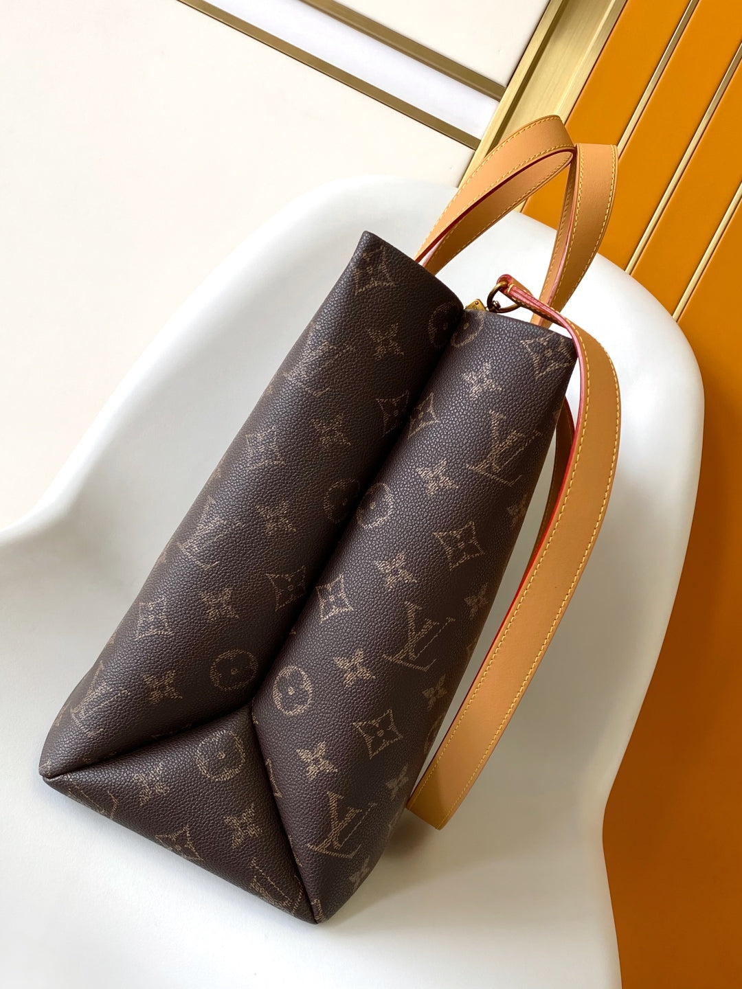 LV Shopper Tote MM 40cm Brown Monogram Canvas GHW mysite